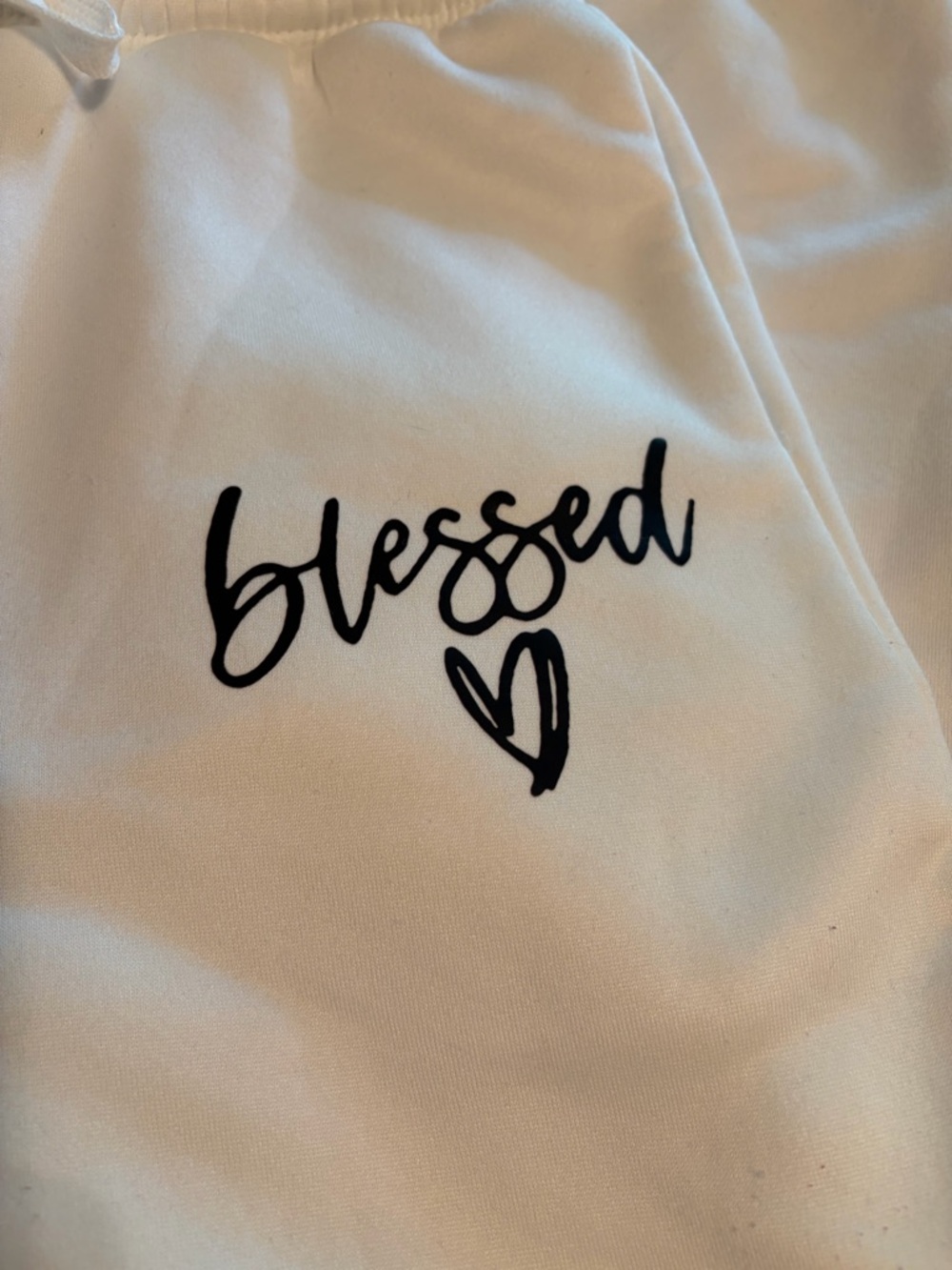 Generic Brand “Blessed” Joggers —. Medium - Picture 3 of 7